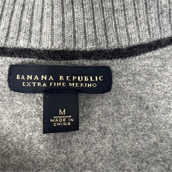 Banana Republic Extra Fine Merino Collared Sweater Women In Size M - Picture 2 of 9